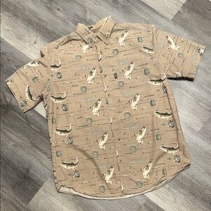 Woolrich short sleeve button shirt top